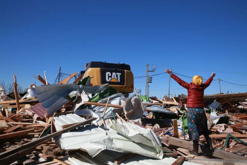 המבנים המפונים מעמונה // צילום: צחי מירי